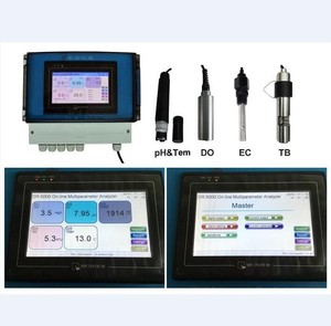 Medidor integral de calidad del agua para acuicultura: monitoreo en tiempo real de pH, ORP, DO, EC, CI, turbidez y temperatura - Product Image 5