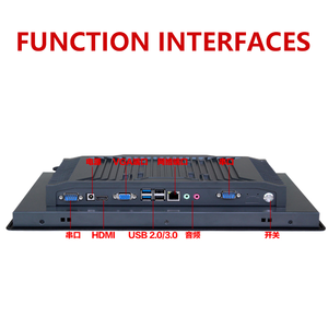 Intel Industrial Panel PC fanless All In One support embedded <strong>Computer</strong> 18.5 inch celeron J1900 <strong>quad</strong> <strong>core</strong> <strong>processor</strong> touch desktop