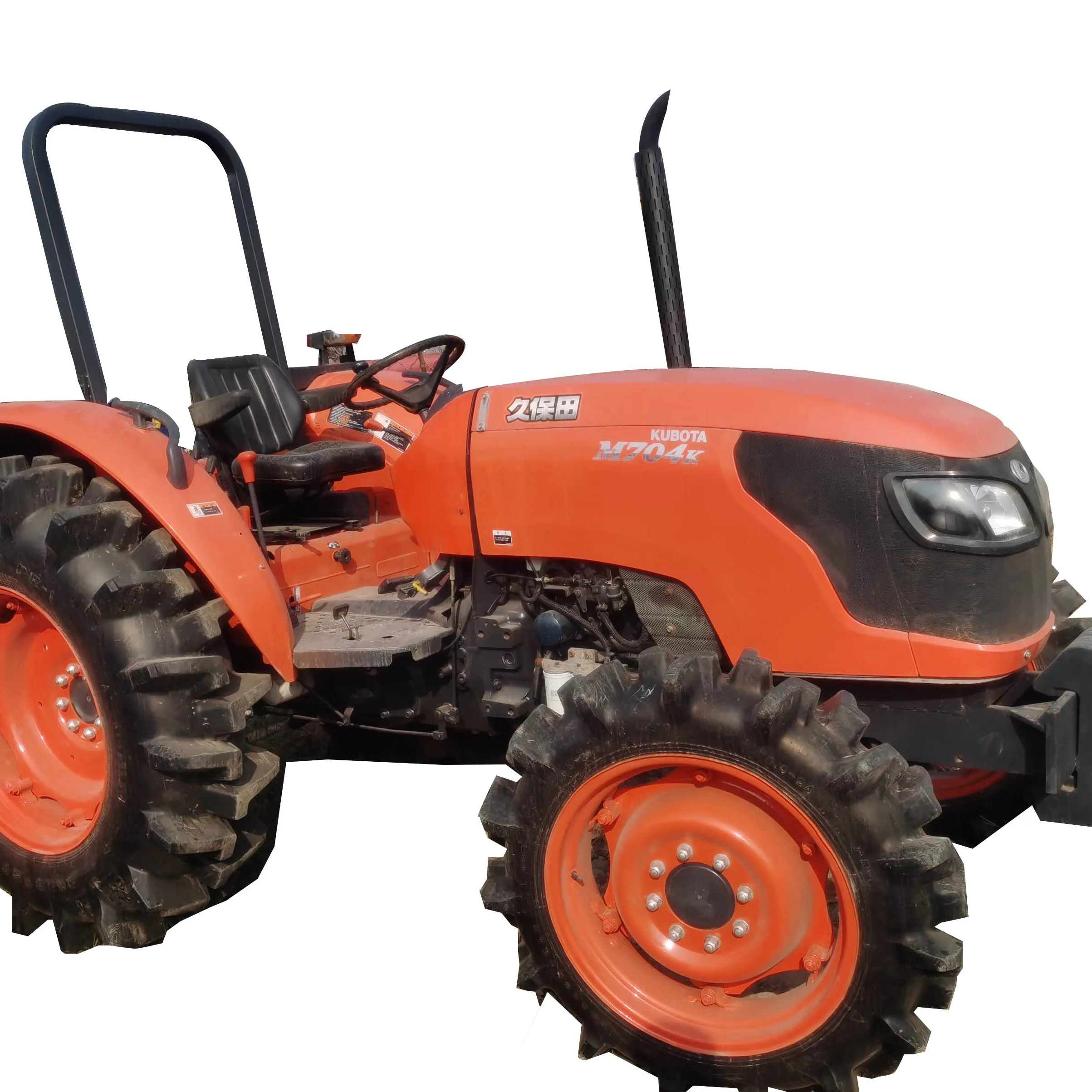 Дешевая цена, Подержанный трактор Kubota 25hp 30hp 35hp 40hp с фронтальным погрузчиком и экскаватором