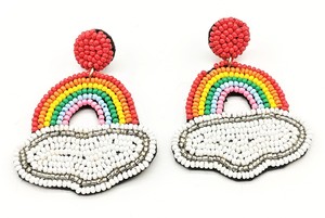 2024 New Arrival Hợp Thời Trang Vàng Lá Hoop Bông Tai Handmade Polymer Đất Sét Hình Học <span class=keywords><strong>Tie</strong></span>-Dye Thiết Kế Thấp Giá Bán Buôn Cho Phụ Nữ - Product Image 5