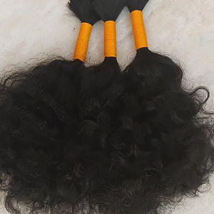 Toplu saç-tapınak remy 100% Remy tapınak kaynaklı hiçbir arapsaçı hiçbir dökülme ipeksi pürüzsüz doku uzun ömürlü ham hint saç - Product Image 2