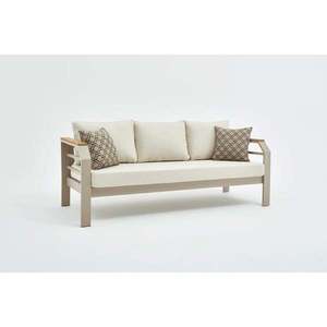 Assento bahçe oturma grubu 3 + 1 + 1 + kahve masası-kum rengi - Product Image 1
