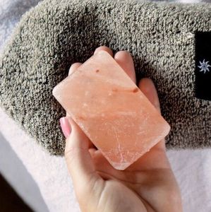 Premium kalite pembe tuz banyo sabunu el yapımı Pakistan cilt bakımı için rahatlatıcı Spa ve ev hediye dekor - Product Image 5