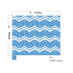 ポリエステル生地のテキスタイル幾何学模様 - Product Image 2