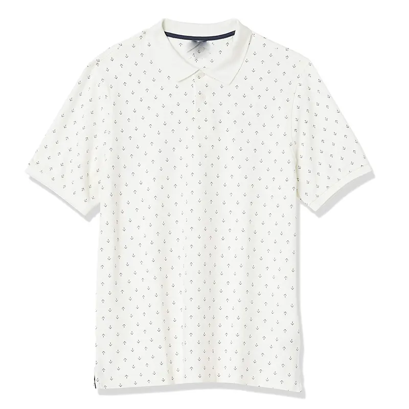 Tela de algodón 100% con logotipo bordado personalizado, camiseta, Polo para hombre, camisas de talla grande para hombre