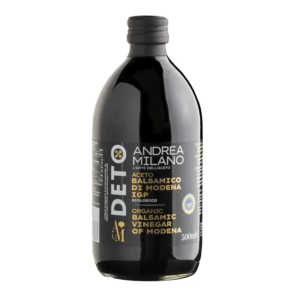 Vinagre Balsámico orgánico italiano, bebida de vidrio de alta calidad, de Módena, IGP, 500 ml