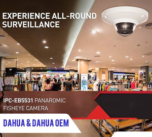 OEM DH ร้านค้าบ้านธุรกิจ 5MP 360 องศา Fisheye ปลาตาพาโนรามา IPC-EB5531 เครือข่าย IR IP CCVT กล้องรักษาความปลอดภัย - Product Image 5