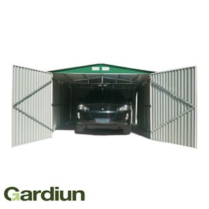 Vườn kim loại nhà để xe Oxford màu xanh lá cây với cửa bản lề 20.52 m2 | Nguồn cung cấp vườn ngoài trời | Sản phẩm đã sẵn sàng để Tàu từ Tây Ban Nha - Product Image 3