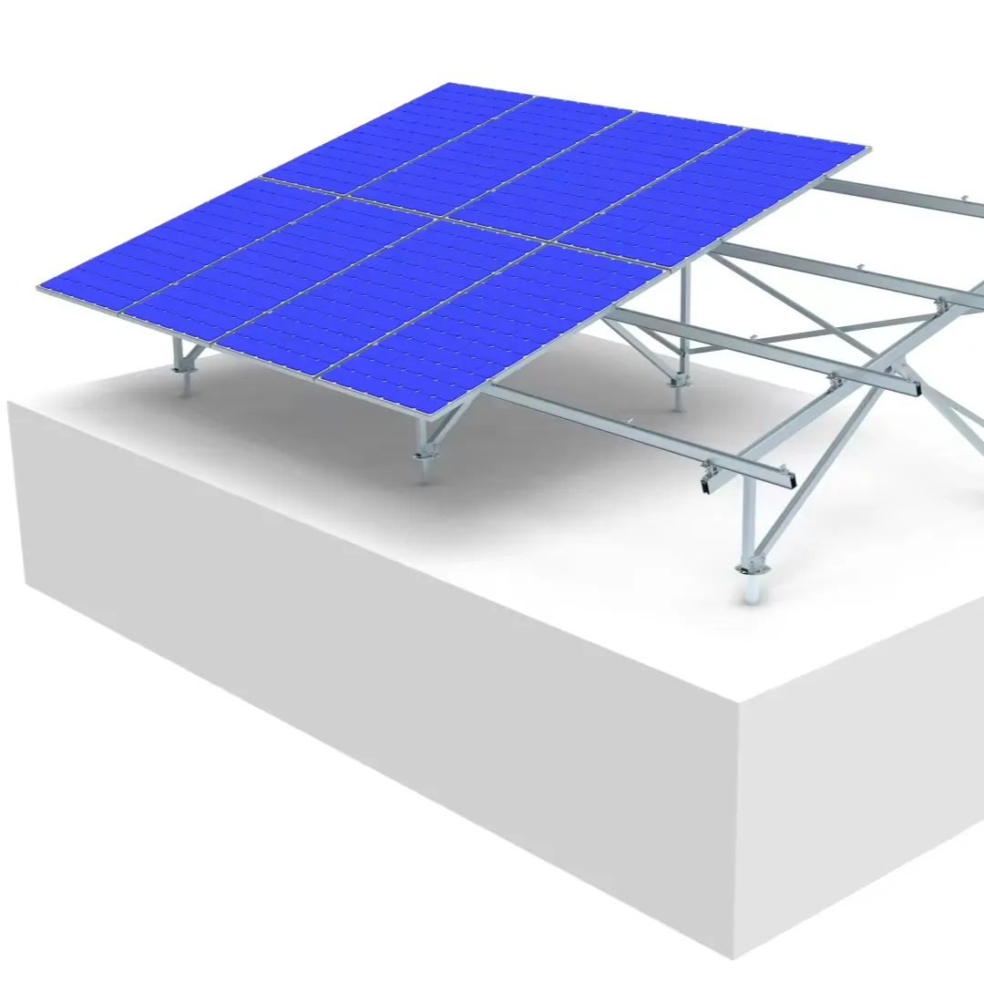 Sistema de montagem solar ajustável leste-oeste