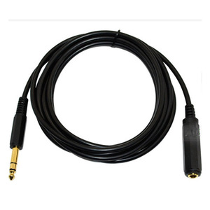<strong>1</strong>/<strong>4</strong> Inch <strong>Mono</strong> Extension Cable 6 Feet <strong>1</strong>/<strong>4</strong>&quot; Male to <strong>1</strong>/<strong>4</strong>&quot; <strong>Female</strong> <strong>Plug</strong> for Electric Instruments - Product Image 2