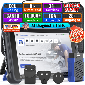 Mucar 892BT 35รีเซ็ตเครื่องสแกนรถยนต์ OBD2ระบบเต็มรูปแบบเครื่องมือวินิจฉัยอัจฉริยะแบบมืออาชีพ - Product Image 1