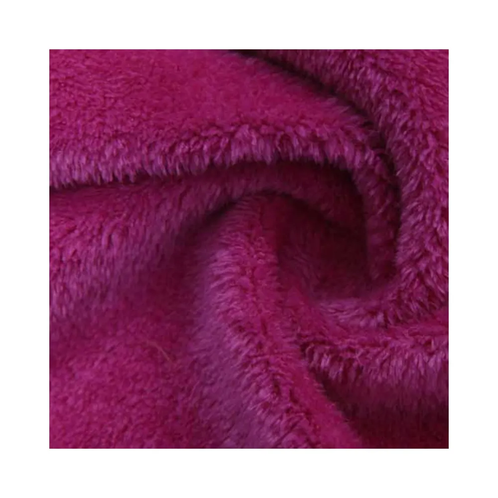 Couleur violet foncé Mohair tissu Super doux dernière Offre Spéciale pour couverture jouet poupée vêtement salon meubles voiture sac souple