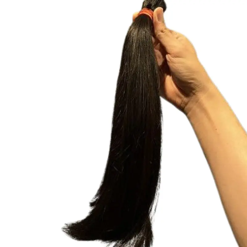 60 cm jungfräuliches/nicht-remy/remy vietnamesisches menschliches Haar, natürliche schwarze Farbe, kann alle Farben gefärbt werden