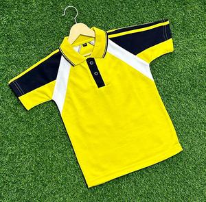 Yüksek kaliteli erkek % okul üniforması pamuk pike malzeme T-shirt özel Logo Unisex orta okul ve yüksek okul üniforması