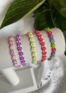 Napali çiçek cam boncuk rulo moda bilezikler ve halhallar premium kalite - Product Image 4