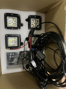 高品质定制频闪灯3英寸越野卡车保险杠立方体RGB工作灯发光二极管立方体吊舱套件4包 - Product Image 4