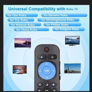 ソニー、ウェスティングハウス、ONN、Vizio、Insigniaなど、すべてのROKU TVと互換性のあるTCL ROKUリモート-[互換性のないウィット - Product Image 2