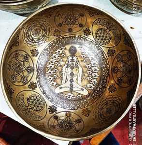 Çiçek tibet şarkı kase el yapımı özel sanat barış ömrü ve zihin