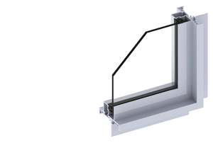 Vidro temperado Janela Fixa com Alumínio Grosso <span class=keywords><strong>Frame</strong></span> - Ideal para Villa e Escritório Projetos