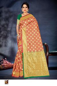 Ronisha fashion d.no-122 banarasi Indian saree wholesale market - Product Image 6