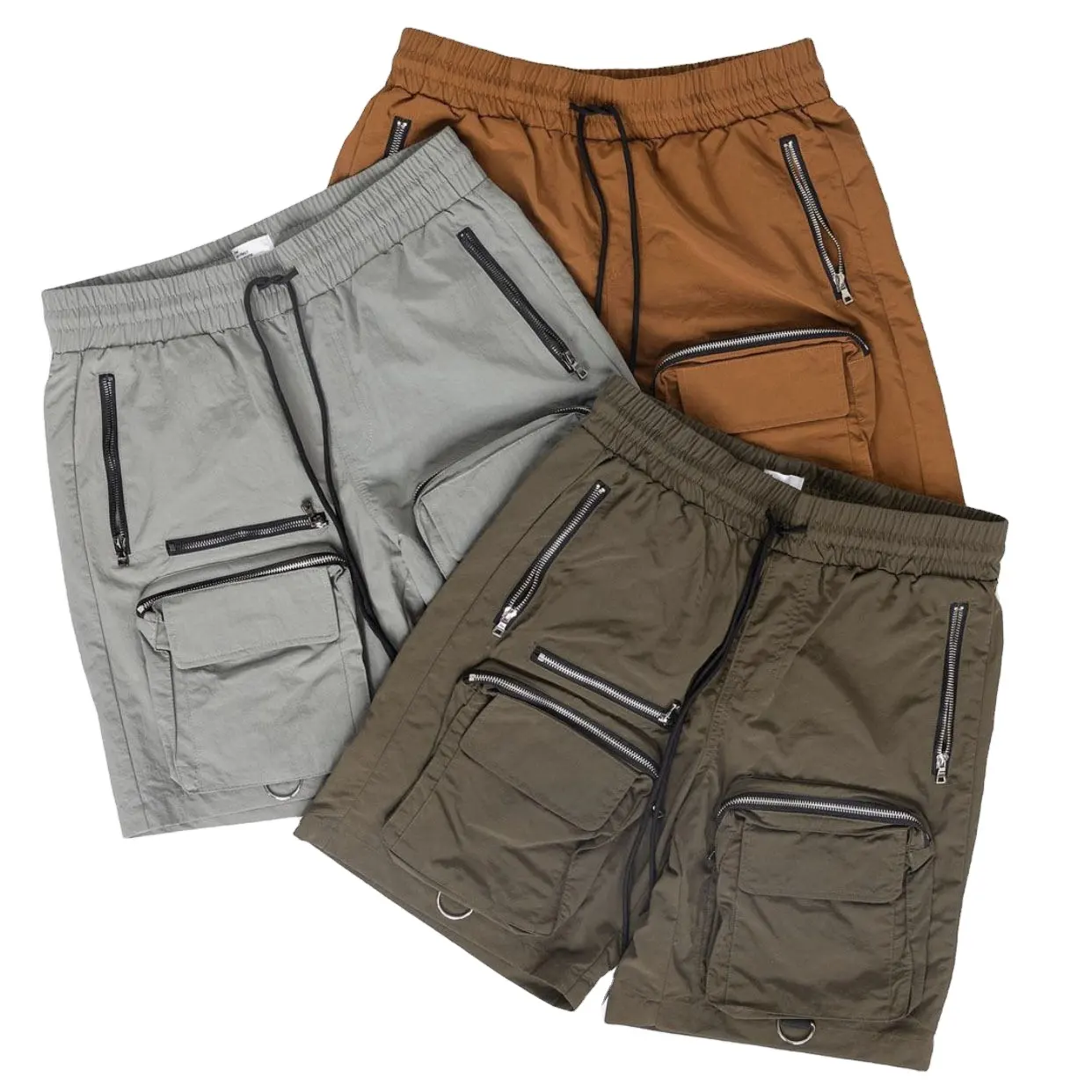 Roupas regulares Shorts Cargo com contraste estampado Legging interno simples e decente para homens para vender adultos