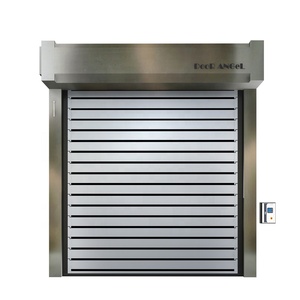 Công nghiệp điện hợp kim nhôm chống cháy cán màn trập cửa nhanh chóng nhập cảnh và Xuất Cảnh cán màn trập cửa nhà cung cấp - Product Image 2