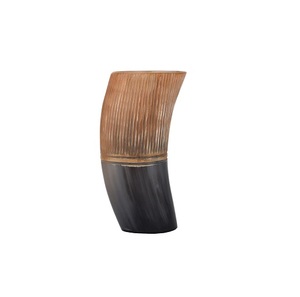 Handcrafted Durable Buffalo Horn <strong>Mug</strong> with Polished Finished Stylish <strong>Animal</strong> Design for Viking Fans Home <strong>Decor</strong> for Cold Beverages - Product Image 4