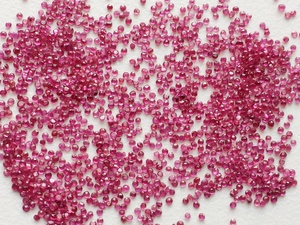 Rare Natural <strong>Ruby</strong> Gemstone 1.5-2mm Tiny Faceted Loose <strong>Ruby</strong> Gems MOQ Supplier &amp; Bulk <strong>Exporter</strong> From India at Cheap Price - Product Image 2