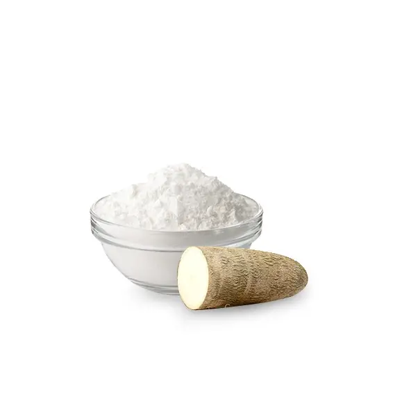Plus haute qualité meilleur prix approvisionnement direct poudre blanche sucrée manioc tapioca amidon en vrac frais stock disponible pour l'exportation