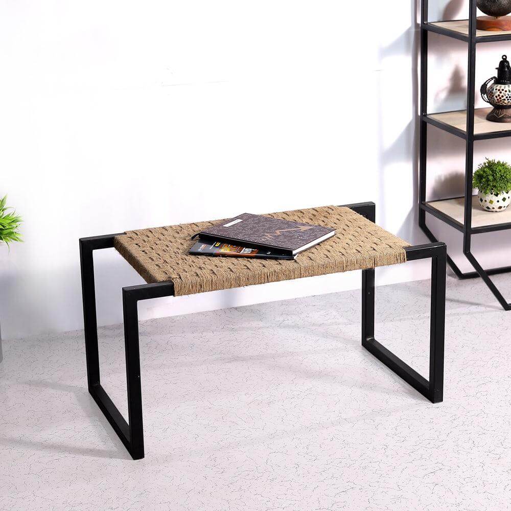 Black and Natural Jute