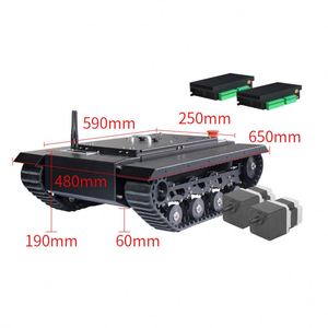 TR500S Robot Chassis Tank Chassis Rubber Track Assembled Load 50KG Image Transmission <strong>Remote</strong> <strong>Control</strong>