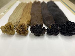 Güzel Keratin saç ekleme doğal insan saçı uçlu