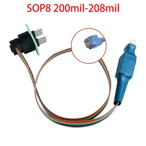 SOIC8 SOP8 Test Clip Probe Line For <strong>EEPROM</strong> 93CXX/25CXX/24CXX circuit <strong>programming</strong> on USB Programmer TL866 RT809F RT809H - Product Image 2