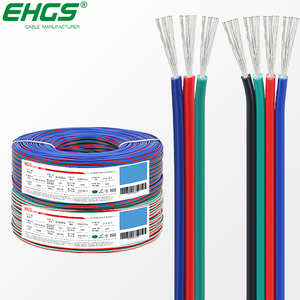 Cable de extensión EHGS RGB, cable de alimentación de 2-14 Pines, cable de cobre Flexible de PVC para iluminación LED, sistema de controlador de señal de tira RGB - Product Image 1