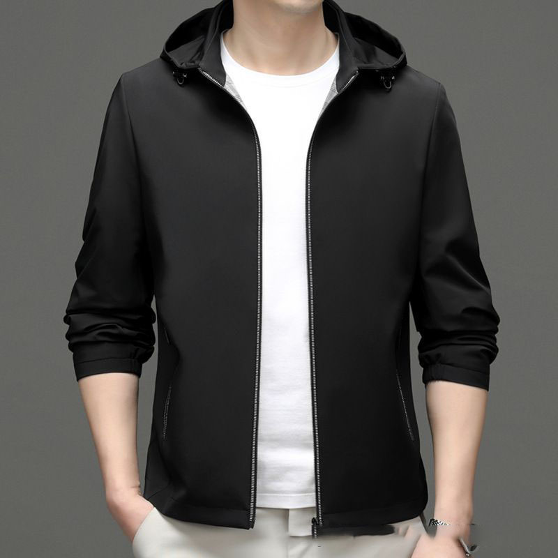 Black-Jacket【Removable Hood】