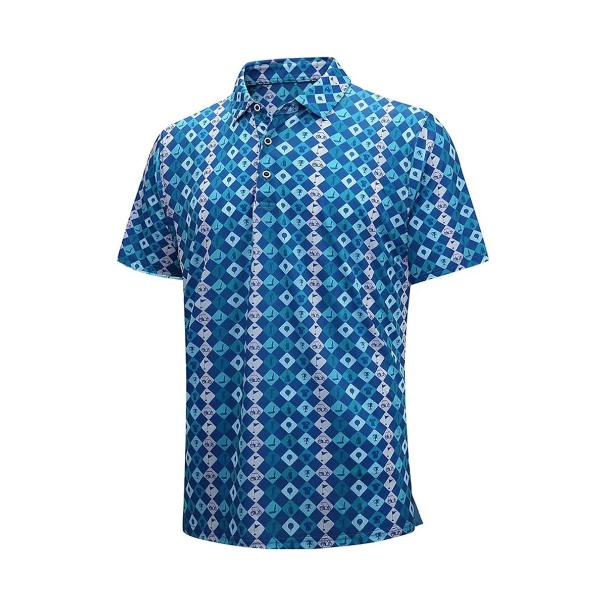 Мужская рубашка-поло из трикотажной ткани ручной работы, Высококачественная рубашка-поло с индивидуальным принтом