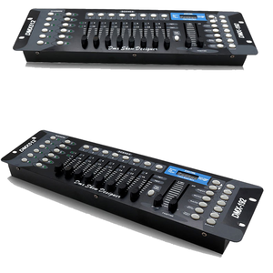 パーティーDJディスコライトショーとステージエフェクト用16チャンネルDMX512ステージライトコントローラーコンソール8A出力 - Product Image 1