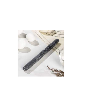 Green Marble Rolling Pin Dough Rolling Pin Dough Roller with Wood Handles and <strong>Cradle</strong> and Customized <strong>Size</strong> - Product Image 1