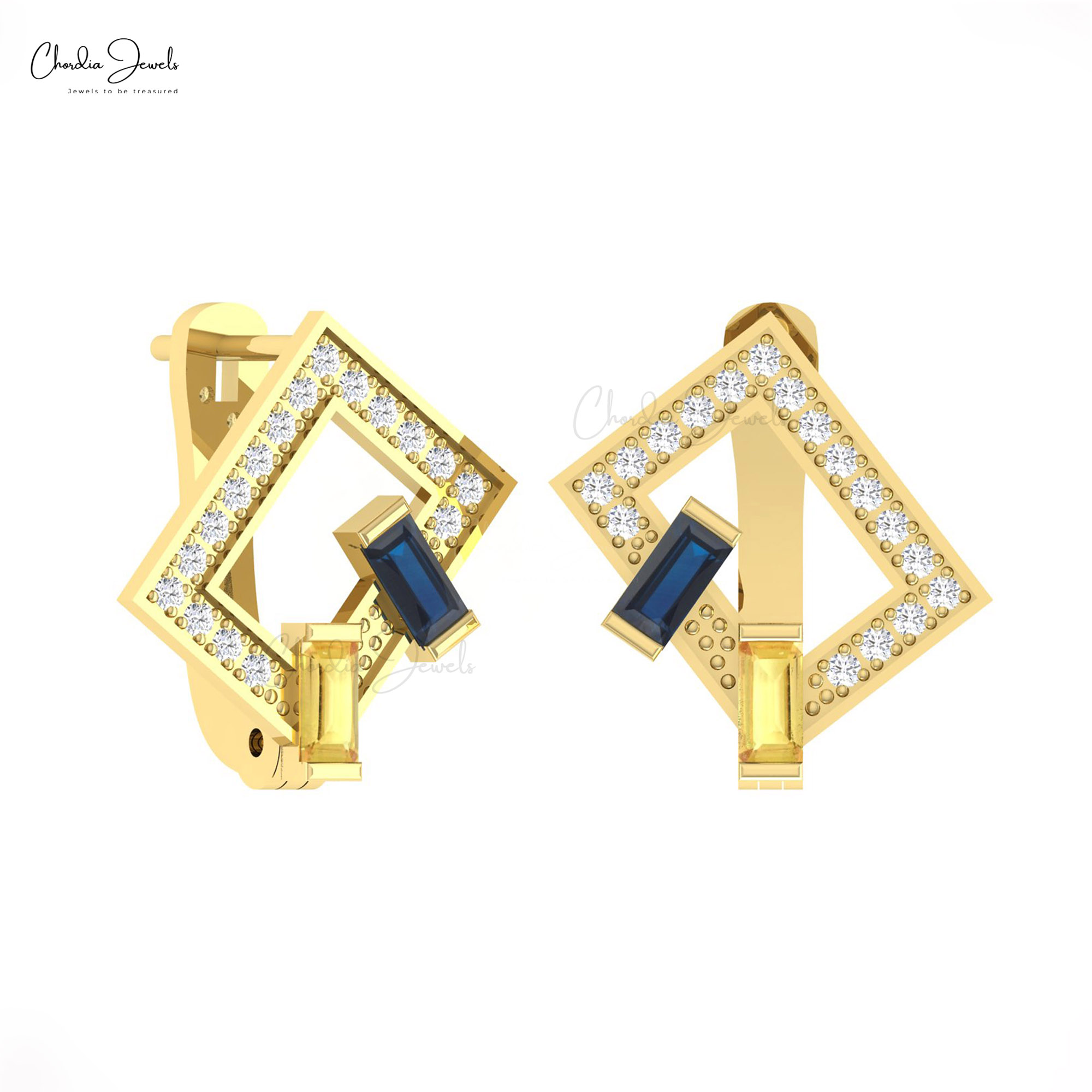 Yellow Sapphire & Blue Sapphire