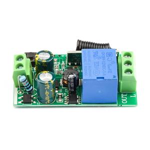 DC220V 433MHz Wireless RF interruttore di controllo remoto apprendimento DC modulo di controllo Wireless modulo di ricezione relè - Product Image 1
