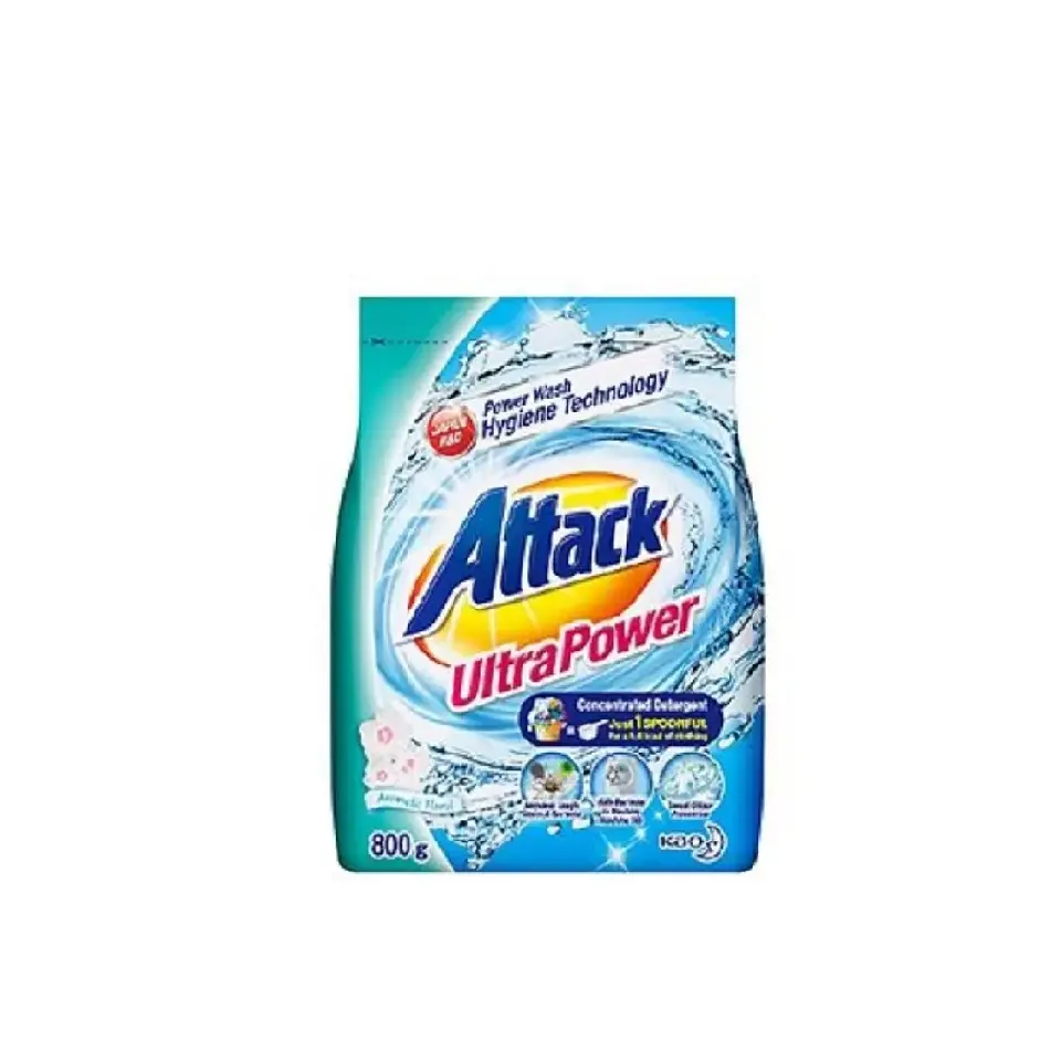 High Foam Safe Whiten Floral Aroma asciugatura interna attacco per bucato Ultra detergente potenza di lavaggio 800g dalla thailandia