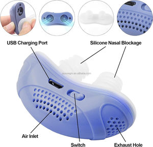 Penjualan laris mini silikon portabel pembersih udara mendengkur menghentikan perawatan kesehatan peralatan terapi anti mendengkur - Product Image 3