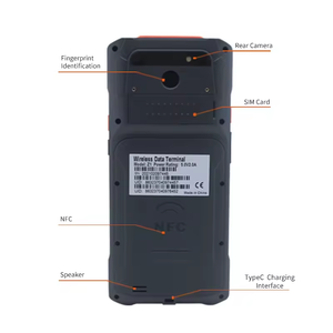 Colector de datos móviles Z1 Android 8,1 OS Escáner de código de barras QR 2D incorporado NFC Etiqueta de factura logística Escaneo de código de barras - Product Image 3