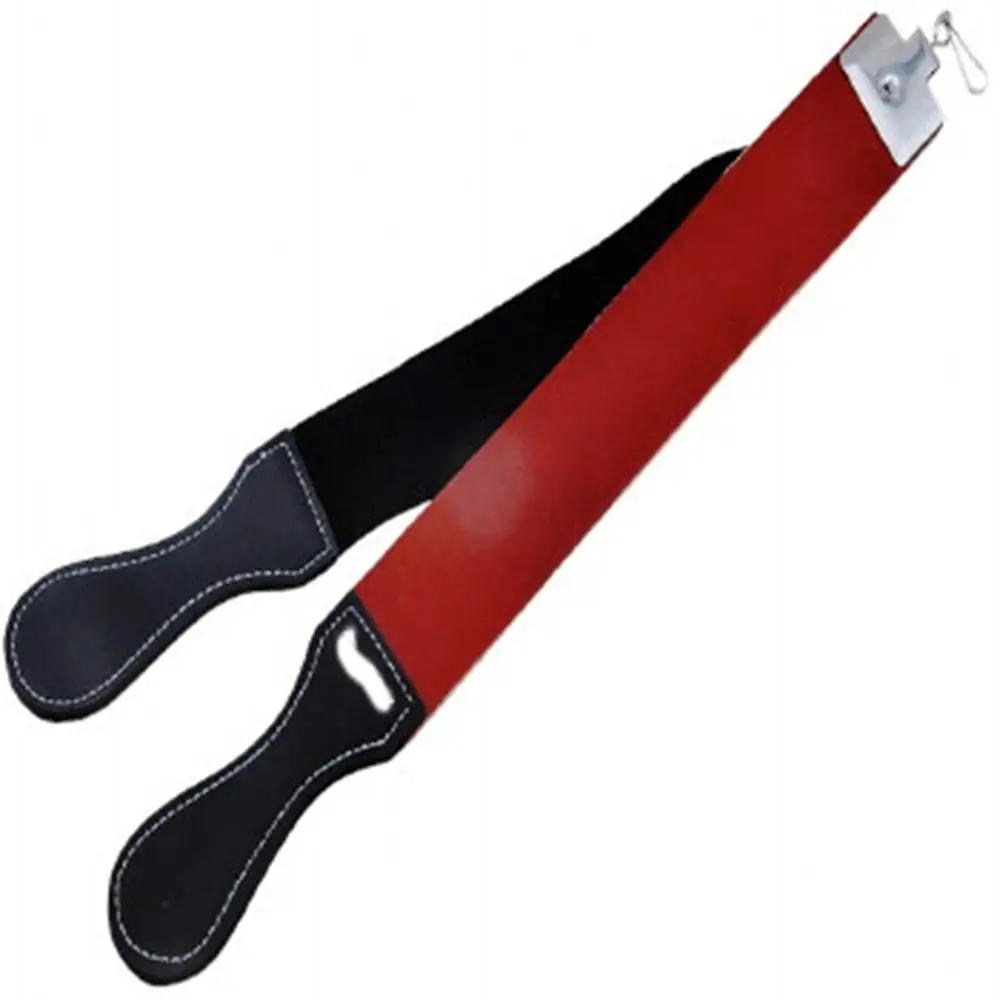 HOT SALE GERMAN BEST QUALITY RED SHAVING RAZOR + LEATHER SHARPENING STROP CE ISO APPROVED