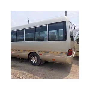 Japon 2013 beyaz Coaster şehir otobüsü 17 deri koltuklar Cruise Control FWD Drive from -Used for Sale