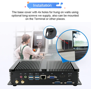 Mini endüstriyel PC AU Gen Intel Core I3 I5 I7 AU abd CN ab fişleri ile ucuz bulut çözümü - Product Image 5