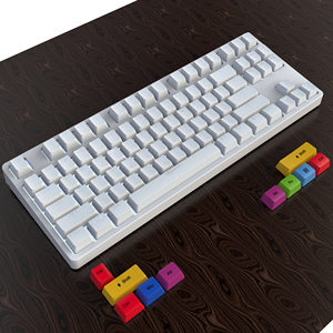 HXSJ L600 87キー高品質LEDバックライト付きオフィスゲームメカニカルキーボードUSBインターフェイスType-Cホットスワップスイッチ新しいワイヤードデザイン - Product Image 2