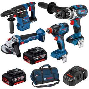 出荷準備完了-BosChs_20V 6.0-Ah Liイオンコードレス15ピースコンボキットツール - Product Image 3