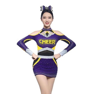 ชุดเชียร์กีฬาวัยรุ่นผ้ายืดใส่สบายดีไซน์ทันสมัยสำหรับนักเรียนชุดยูนิฟอร์มเชียร์ลีดเดอร์ - Product Image 3