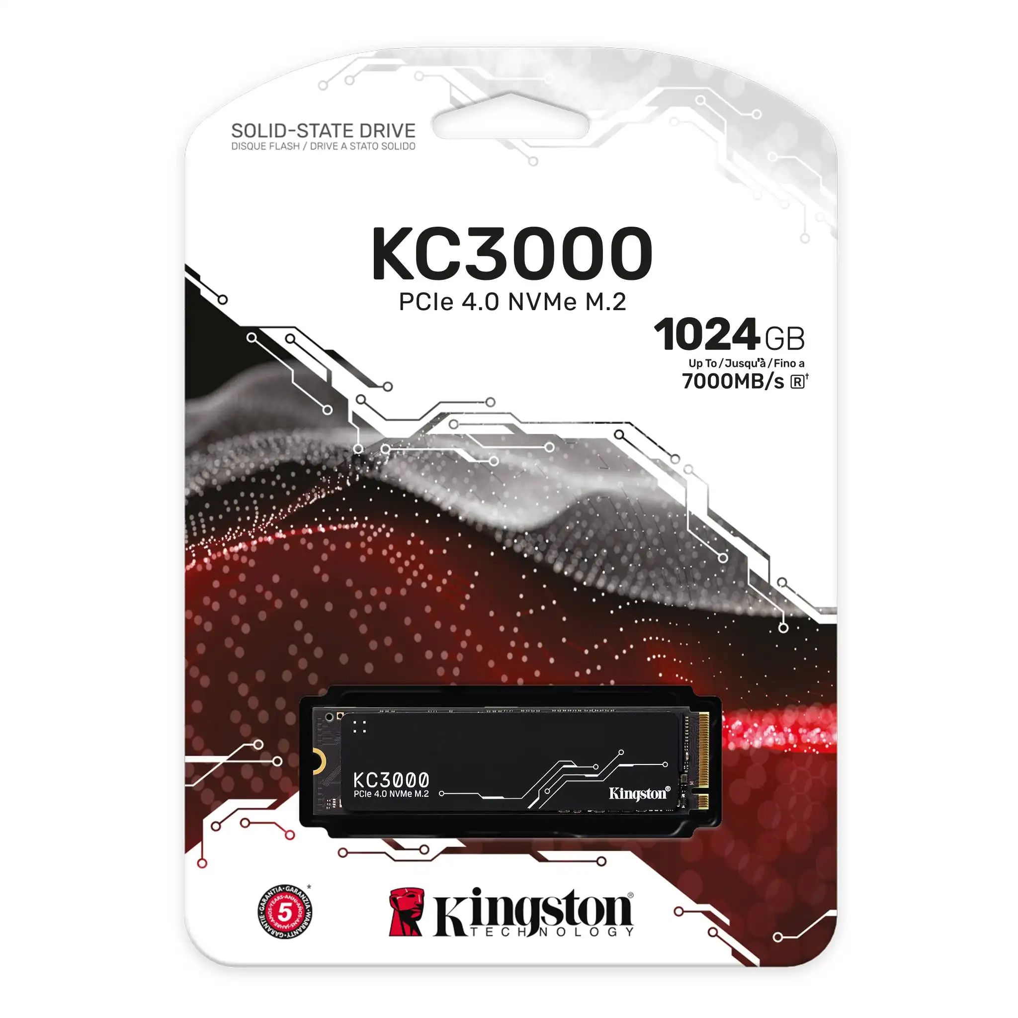 Kingston KC3000 PCIe 4.0 NVMe M.2 SSD yüksek performans 6GB tek Disk depolama masaüstü ve dizüstü bilgisayar için yeni siyah SSD